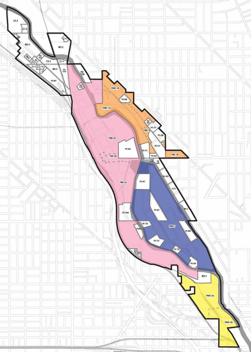 Proposed Zoning Map Change Existing Zoning Proposed Zoning Webster Ave Webster Ave North Ave North Ave PMD 1