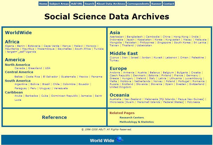 Užsienio šalių duomenų archyvai ir jų paieškos sistemos Vokietijos socialinių mokslų infrastruktūros paslaugų asociacijos archyvas (angl.