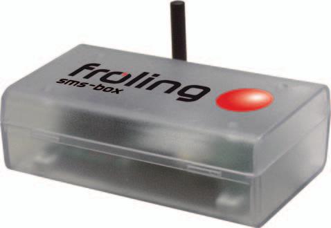 Lambdatronic H 3200 Feature: Benefits: Froling SMS box Alarm messages via SMS Active boiler control The system offered by Froling for all automatically fed systems provides the option of monitoring