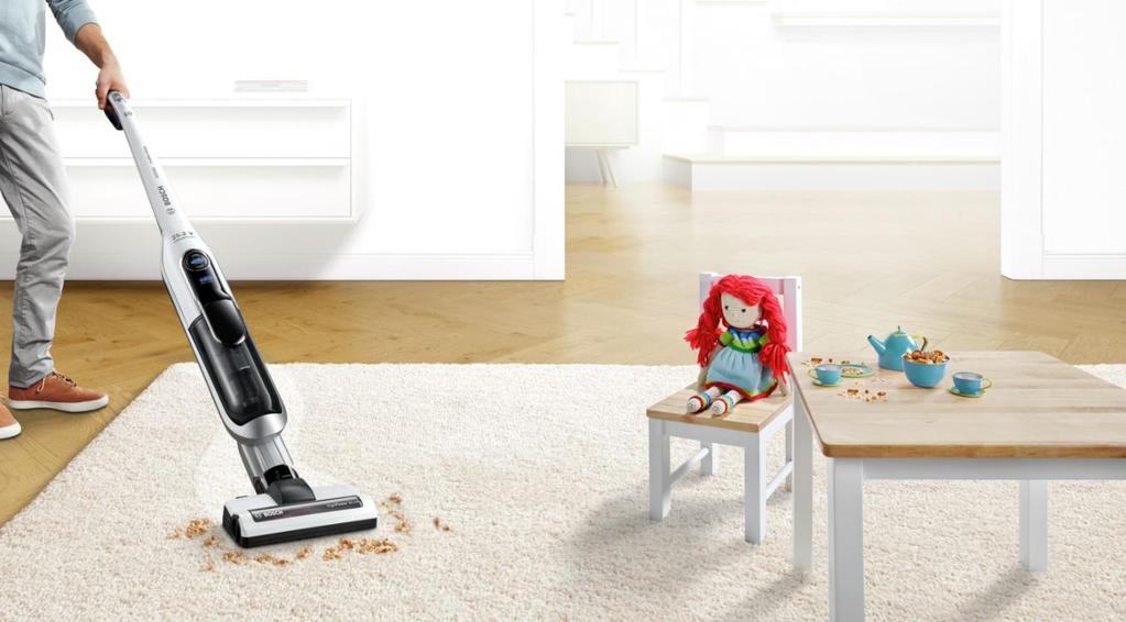 Cordless vacuuming full of power The new Athlet Ultimate from Bosch June, 2017 Bosch lithium-ion technology: long-lasting, powerful rechargeable batteries with extra-long run time and short charging