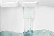 Smart water level: adjust the dosage of water and soap.