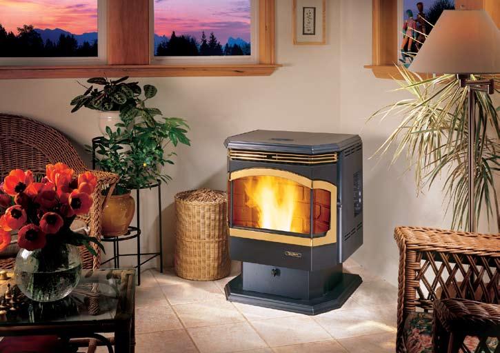 Yankee Large Pellet Stove 4 Shown with optional 24 karat gold plated door and grill The Yankee pellet stove is our true power house pellet heater.