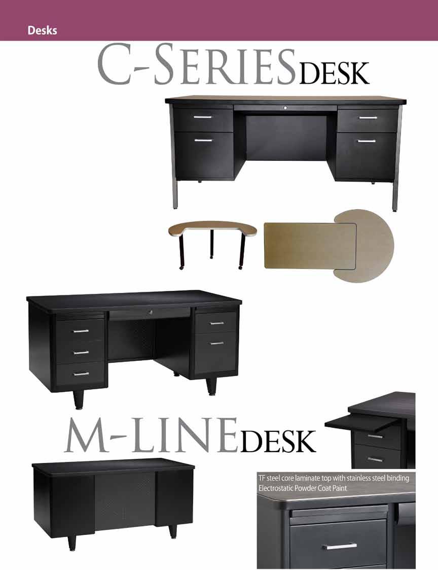 Offering Invincible quality and affordability, the C-Series Desk is a sure winner.