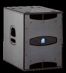 8 Active Class-D Subwoofers Active 15 Subwoofer PfC PfC Loaded with 15 woofer and featuring band-pass cabinet, the SUB 15D is a remarkably agile and responsive speaker system.