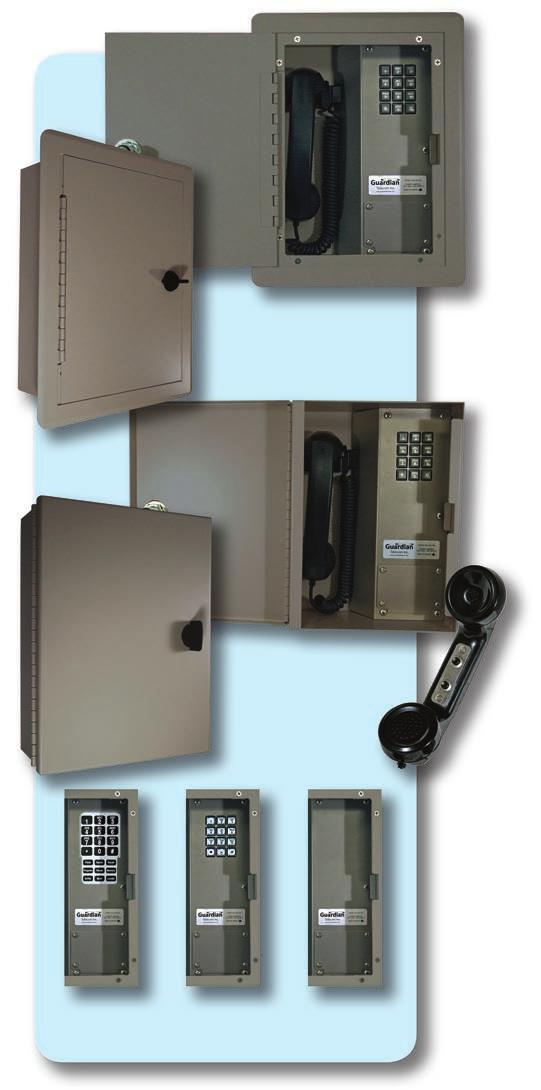 IS/IR Series Institutional Surface Mount and Recessed Telephones -20 Membrane Keypad IRT-10 (shown) Recessed Telephone, Teleseal Keypad & Volume Control Handset -30 Metal Keypad IST-10 (shown)