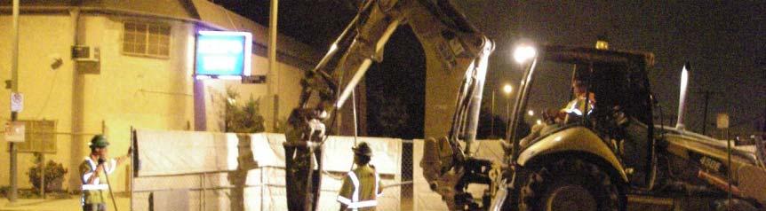 Construction Impact Mitigation Mitigation Measures for Night Work On-site noise monitoring i is conducted d to ensure