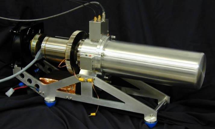 Figure 2 A photograph of the assembled RASA1 detector system. After RASA1 was assembled as shown in Figure 2, several thermal vacuum cool-down tests were performed.