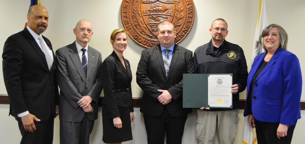 National Telecommunicator Week On Tuesday, April 4 th, the Chester County Board of Commissioners proclaimed the week of April 9 15, 2017 as National Telecommunicator Week.