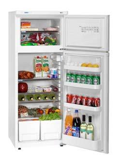 Cruise 190 CR 190 is a two-door fridge-freezer. The refrigerator has a volume of 142 litres and the freezer has a volume of 45 litres.