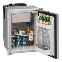 Isotherm Cruise INOX is an exclusive range of refrigerators with the door in stainless steel, totally flush with an integrated door latch in the front and also interior details have stainless steel