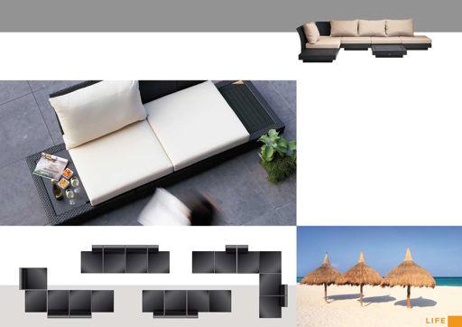 ultimate comfort LOUNGE Passion Lounge Together with the five different available modules this intense lounge set can be configured to your own personal needs.