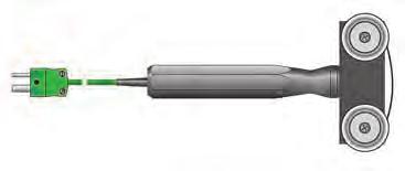 mm This miniature, stainless steel needle probe is supplied with a one or two metre PTFE lead.