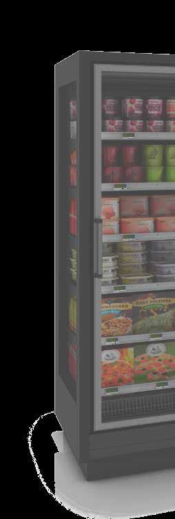 High footprint utilization meets energy efficiency The Velando vertical freezer/chiller offers top-of-the-line technology in terms of energy efficiency, reducing both: the energy required for