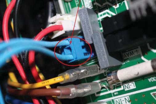 After steps 1 and 2 are complete, remove the 1 two connectors for the