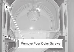 Remove four security screws securing facia. 3. Remove three screws securing the microprocessor to the Front Panel. 4.