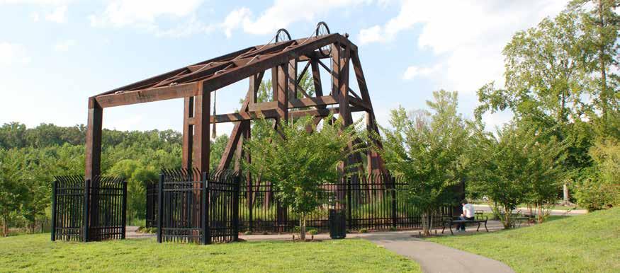 Incorporating Local History Amphitheater at Mid-Lothian Mines Park Virginia Historical