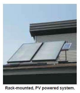 Mounting Solar Collectors Mounting hardware can be