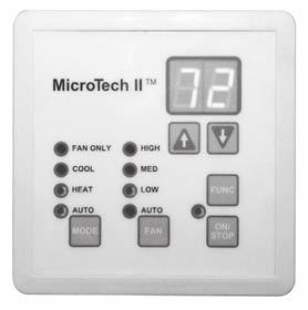 Unit Ventilator Controller The MicroTech II UVC is a DDC, microprocessor-based controller designed to provide sophisticated comfort control of an economizer-equipped AAF-HermanNelson unit ventilator.