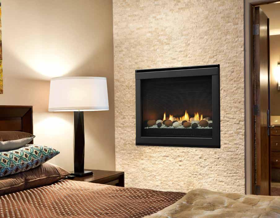 MODERN GAS DIRECT VENT modern design for small spaces Eclipse The Eclipse brings functional modern design into smaller spaces with a ribbon burner that