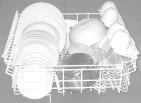 Loading the Dishwasher Before placing the dishes in the dishwasher, remove the larger food particles to prevent the filter from becoming clogged, which results in reduced performance.