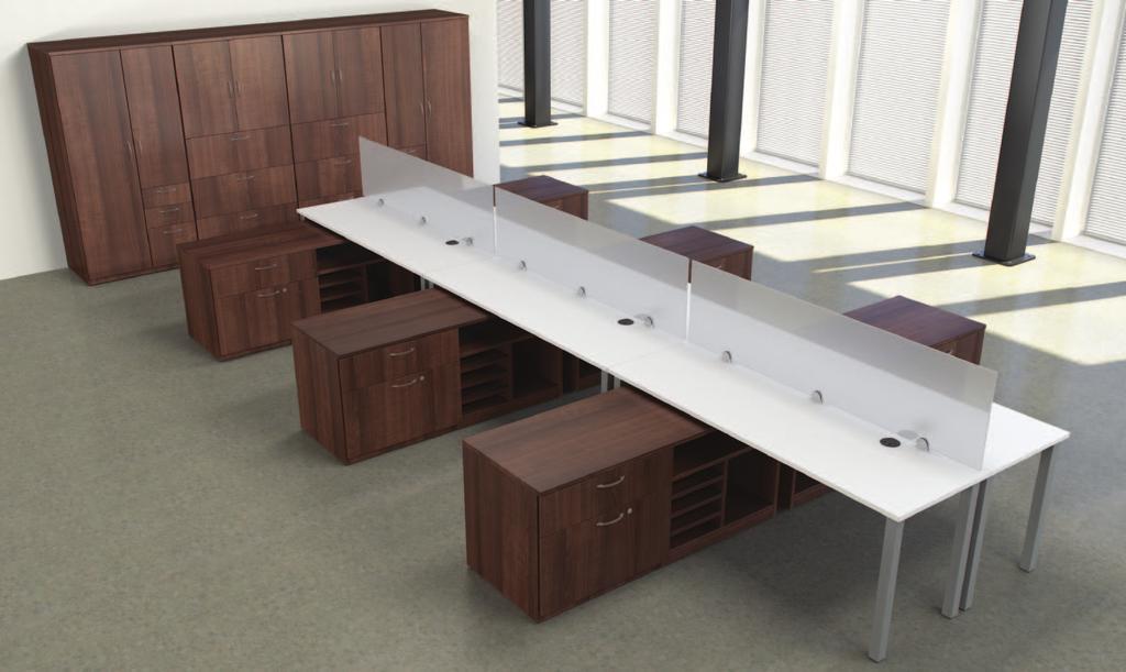 COMPLETE LINE COMPLETE LINE // Complete; having every necessary or normal part or component A Complete Office Set Up. Our complete line features 2000 components available in a choice of 25 finishes.