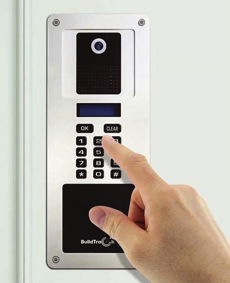 Integrated Wireless Video Door Phone for Whole Building PRODUCTS AT APARTMENT LEVEL Front Door Camera Phone BuildTrack Smart App This is a wireless video door phone solution for a multi-apartment
