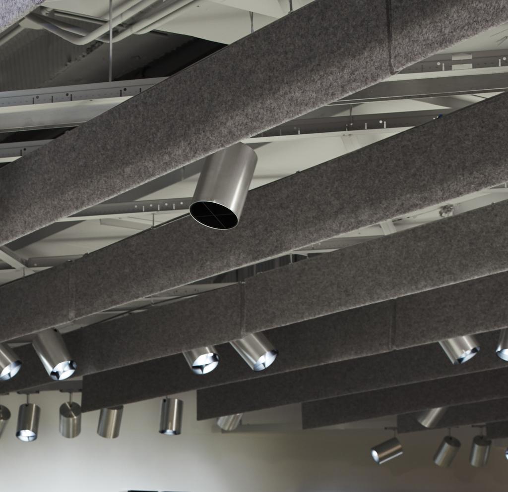 ARO Baffle ARO Baffle is a felt ceiling system that adds texture, color, and acoustic performance to any space.