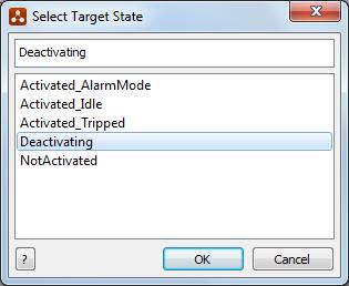 In the Edit dialog, delete the Illegal entry, and then double-click on NoOp in the list of possible actions: Figure 3-6 Action editor dialog. Then click OK to apply the change.