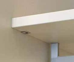 Upgrade to the illuminated hanging rail with cleverly integrated LED lighting strip.