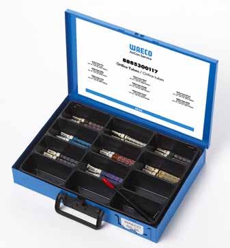 Workshop kits Orifice Tubes, 41 items Set of orifice tubes for automotive A/C systems with accumulator The SK set of orifice tubes allows the user optimum, cost-saving working because it avoids