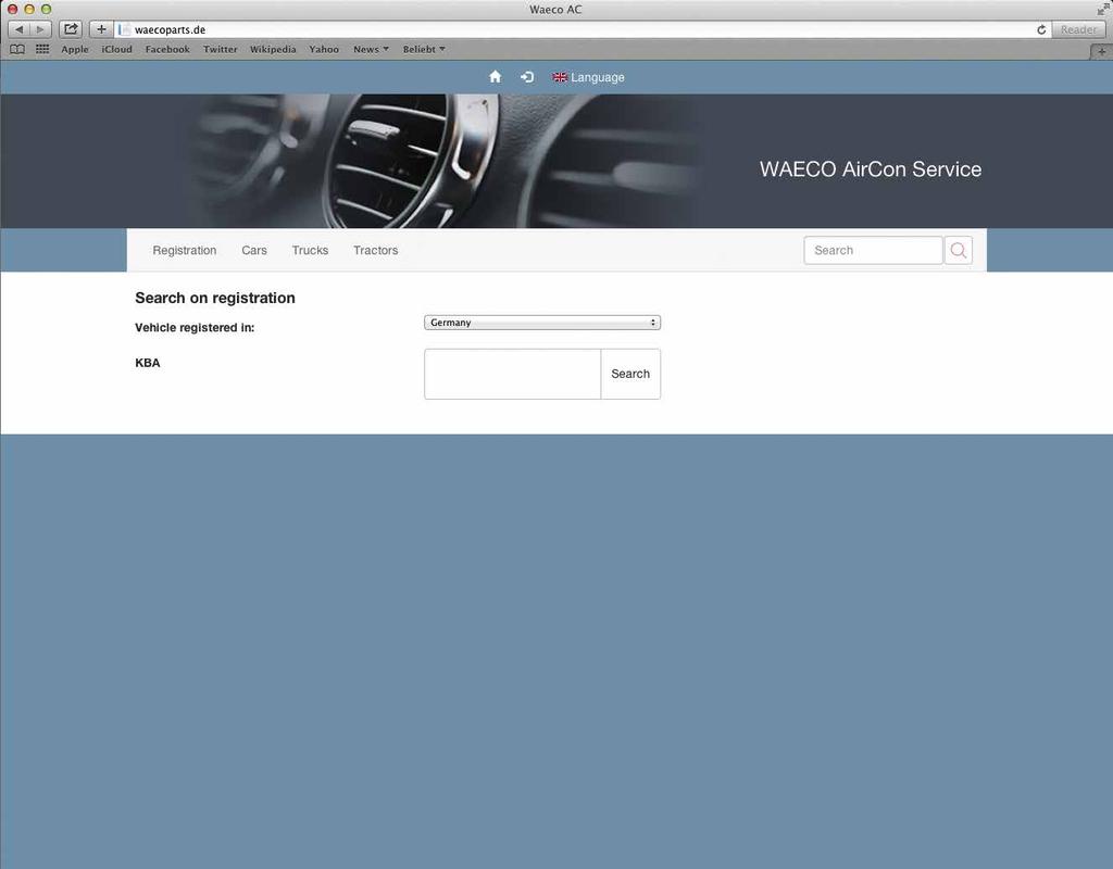 ONLINE CATALOGUE WAECOPARTS.COM Don t search, find! The WAECO AirCon Parts online catalogue is as quick and easy to use as your TecDoc search engine.