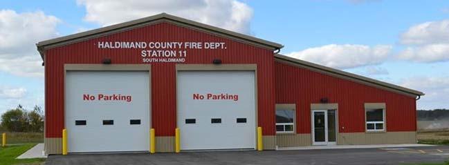 (Desmond Brett photos) Halidmand County has erected no fewer than seven new fire halls, Station