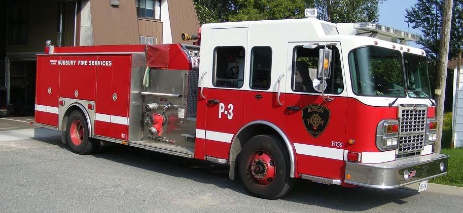 Focus on Northern Ontario Sudbury Pump 3, a 2010 Spartan/Fort Garry, with a