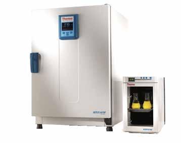 Heratherm Large Capacity Microbiological Incubators Designed with high sample volume or larger samples in mind Outstanding temperature uniformity and stability Certified 140 C decontamination cycle