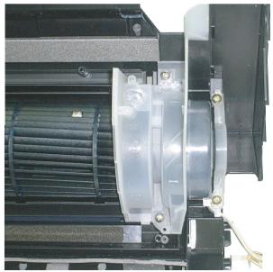 No. Part name Procedures Remarks 6 Cross flow fan 1) Remove the front panel, electrical part, horizontal louver and the heat exchanger with the procedure 4.