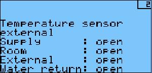 The setting value for this time interval can be found at Programming level >commissioning >Service info.
