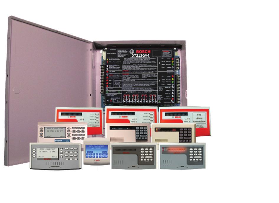 Intrsion Alarm Systems D7212GV4 Series Control Panels D7212GV4 Series Control Panels www.boschsecrity.