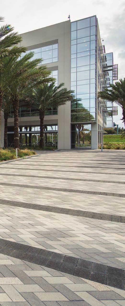 GRANITEX Made from pressed concrete and exposed natural granite aggregates, Granitex pavers offer a color for every taste, with a dozen mineralogy-inspired
