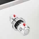 features a thermostat tap with 38-degree locking.