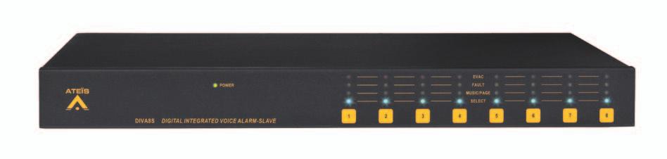 DIVA8S G2 Compact PAVA system SLAVE UNIT DIVA8 system is a compact PAVA solution specifically designed for small to medium-scale installations.