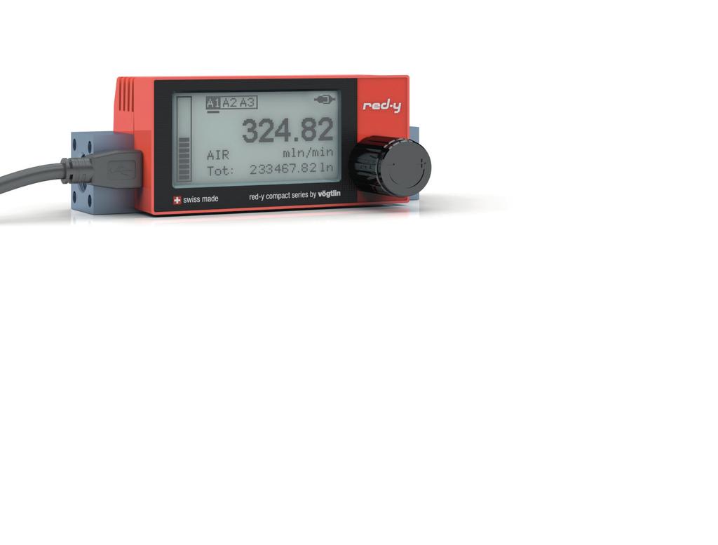 Independent digital convenience: Thermal Mass Flow Meters for Gases The red-y compact 2 series mass flow meters are characterized by powerful technology, intelligent functions and innovative design.
