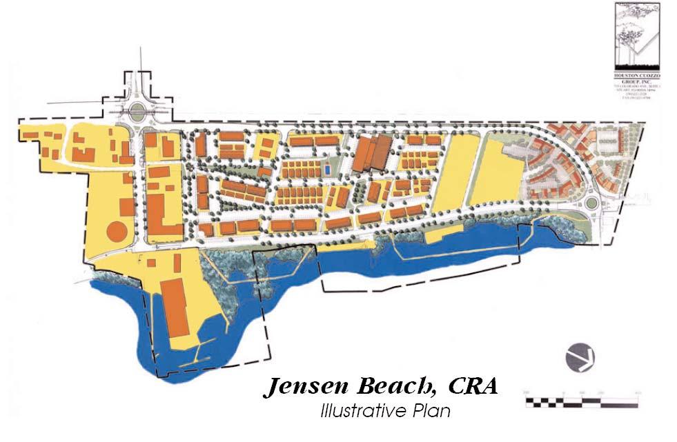 A & B Network of Streets PARKING PLACEMENT Although the Jensen Beach CRA Development Standards require that parking be located in the side or rear of buildings, communities that are successful in