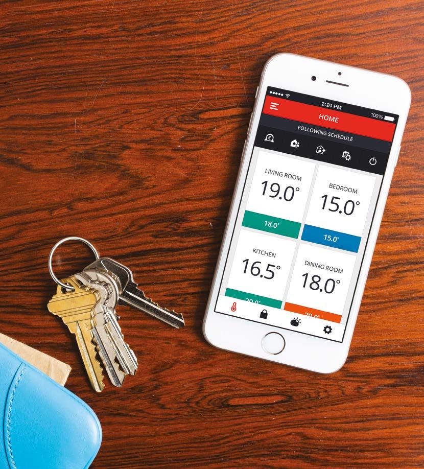 Our Lyric and Total Connect Comfort apps allow you to use your smartphone to monitor and control your heating any time, anywhere.