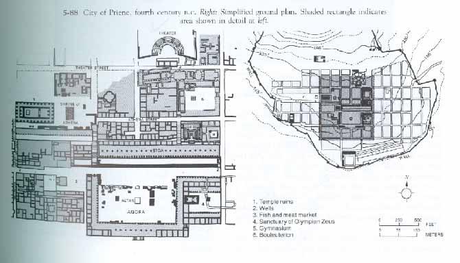 Plan of Priene 350 BCE