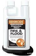FIRE & FLOOD Specifically formulated to eliminate odors caused by fires or floods. From charred wood to old mildew odors.