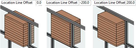 10.6 5- SET WALL PANEL OFFSET If you replace a curtain panel by a wall, make sure to set the offset in the instance