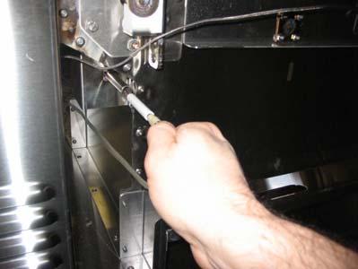 C-4. Weekly Cleaning (cont d) With the broiler cool, remove the rear panel of the broiler and