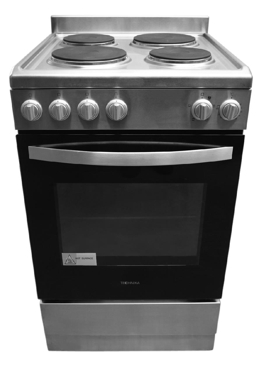 Description of the appliance 1. Maintop 2. Electric Heating Plates (Ø180) 3. Electric Heating Plates (Ø145) 4. Control knob (cooktop burners) 5.