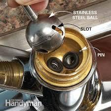 Ball faucets are easy to iden8fy since they have a single handle that awaches to the faucet base with a