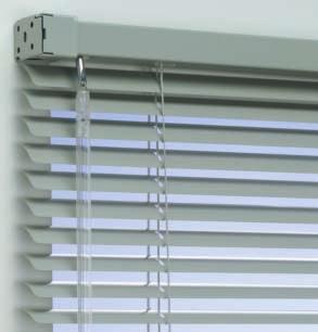 Model CE 1" Ideal for larger installations, our CE Aluminum Blinds feature our sturdiest headrail for 1" blinds.